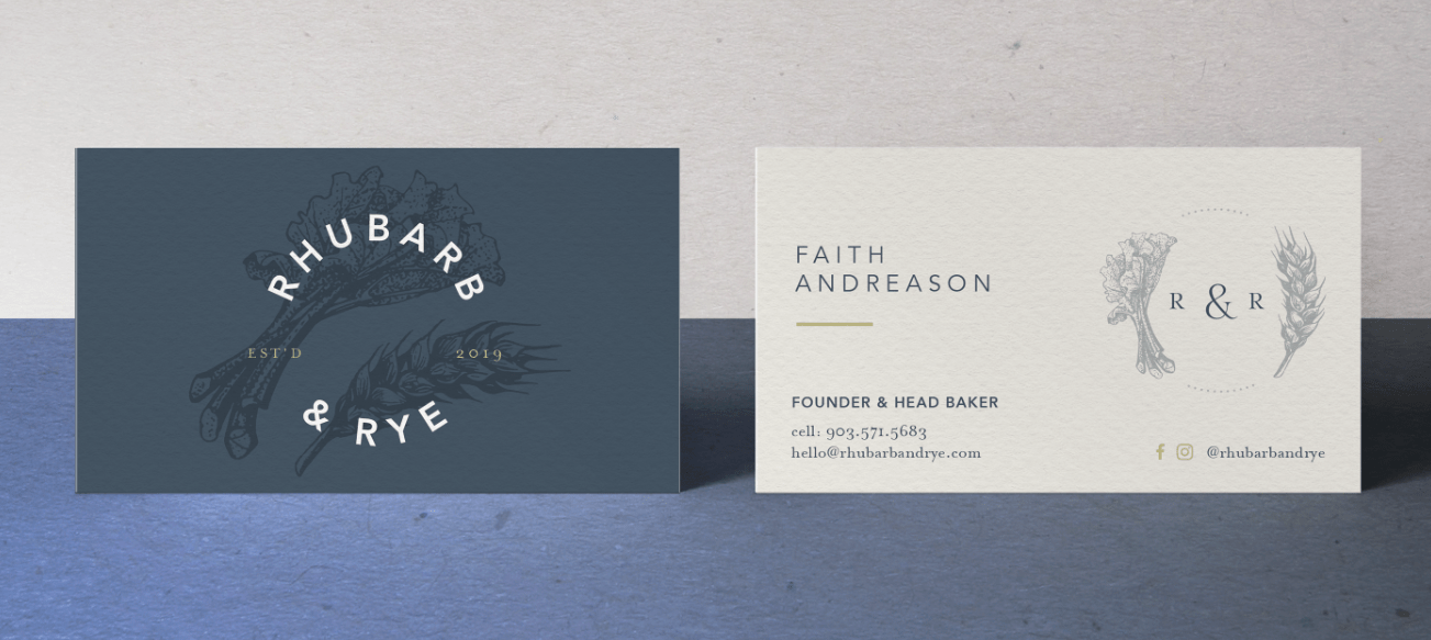 Rhubarb & Rye Identity Design